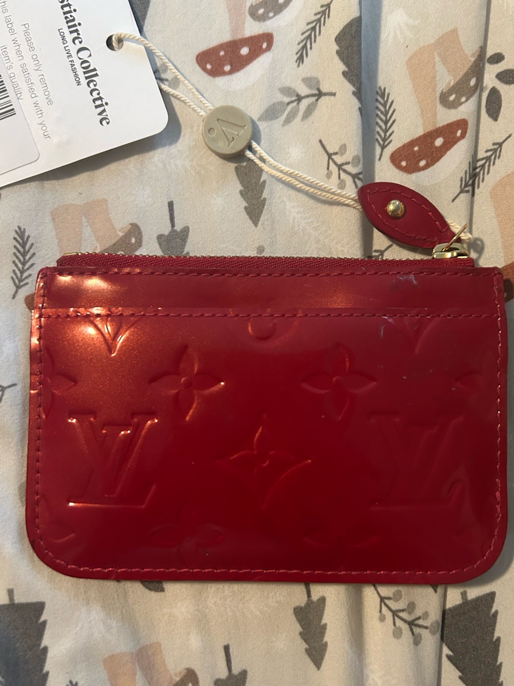 Vintage Louis Vuitton Red Wallet - Picture 6 of 6